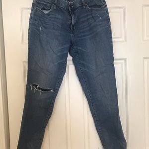 Loft boyfriend cut jeans
